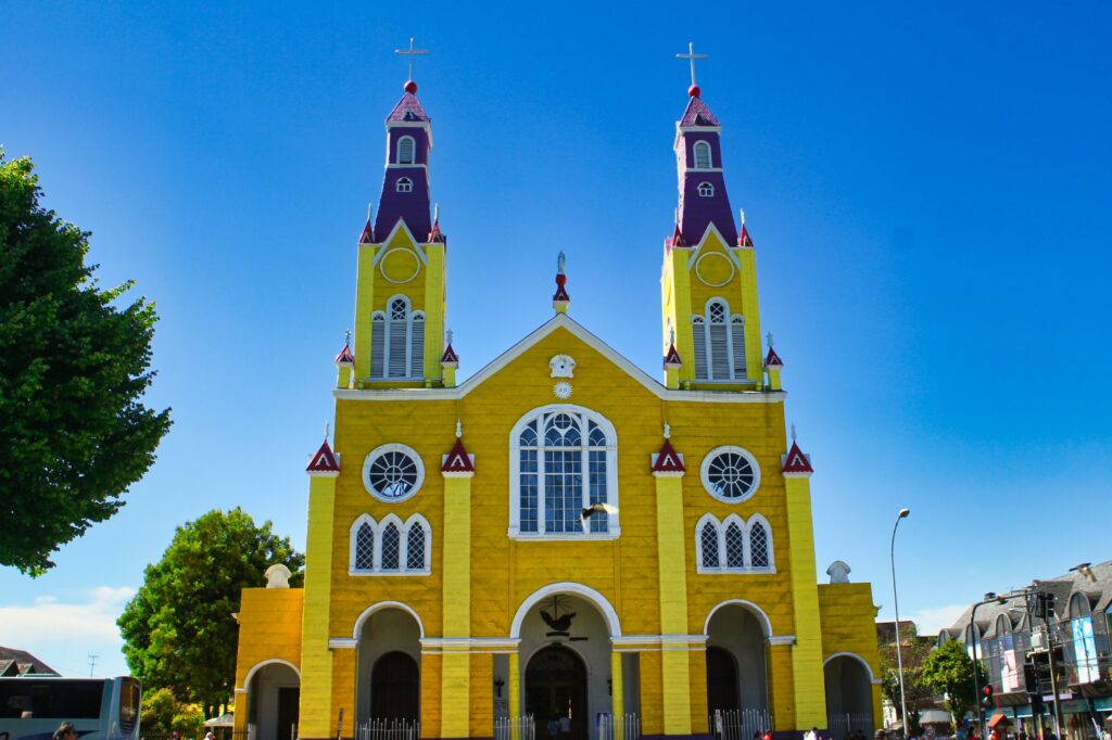 Iglesia de Castro, une des fameuses églises de Chiloé 