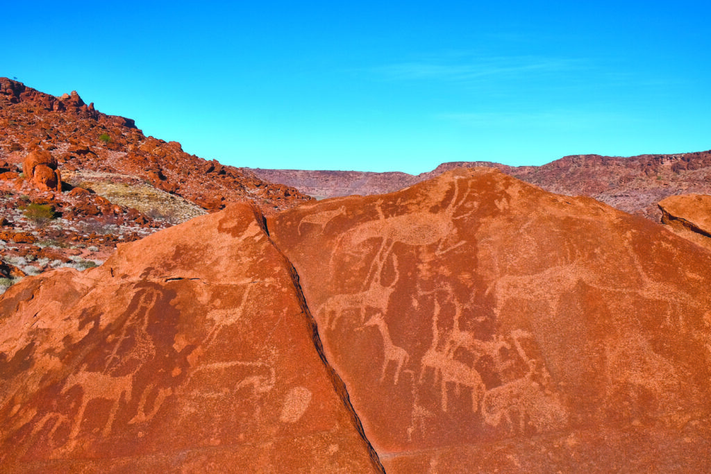 Peintures rupestres à Twyfelfontein.