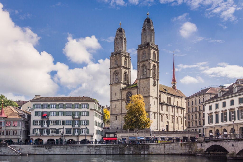 La cathédrale Grossmünster, emblème de Zurich