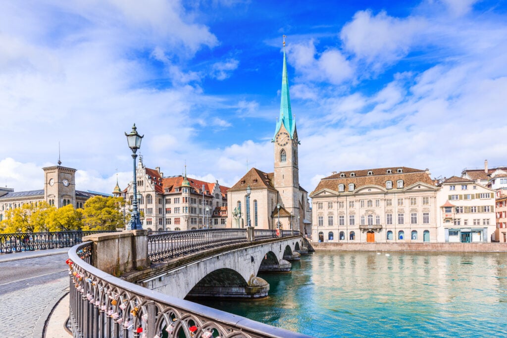 Vue sur Zurich