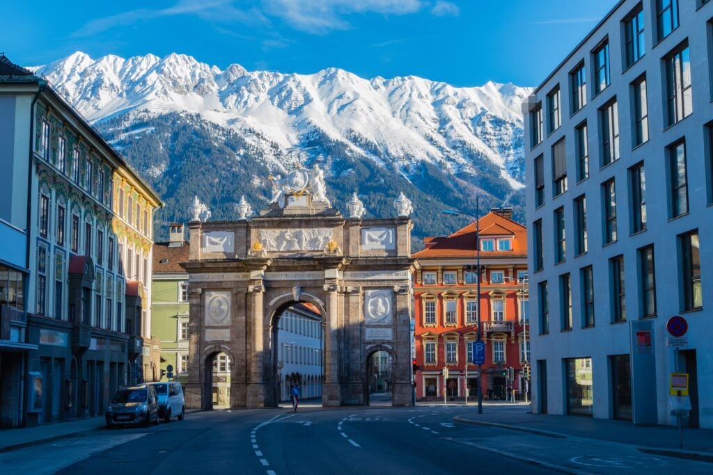 L'Arc de triomphe d'Innsbruck