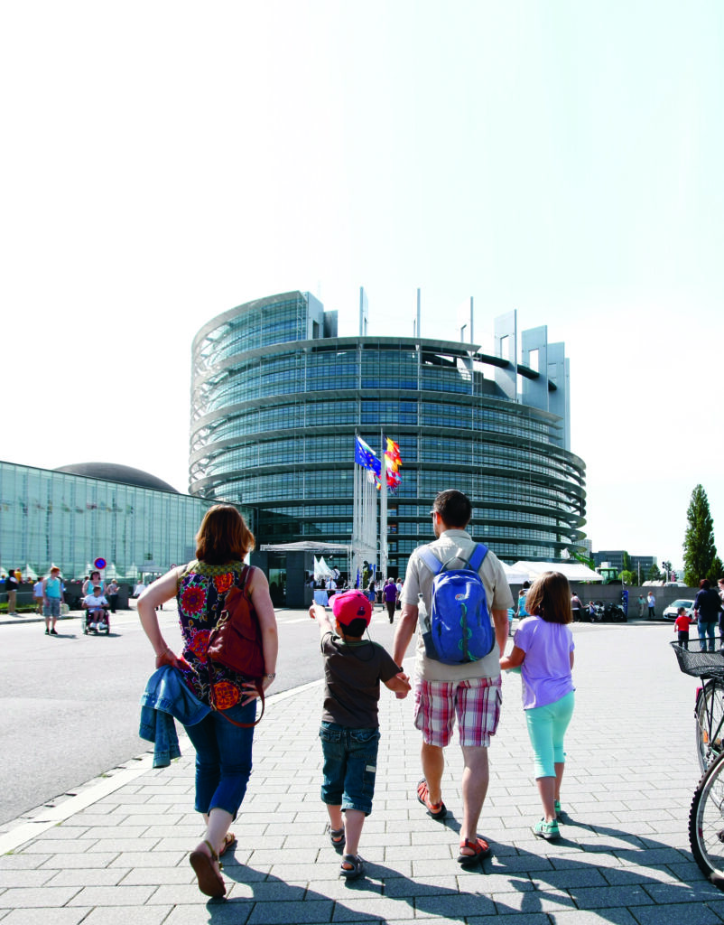 Le Parlement européen à Strasbourg. 