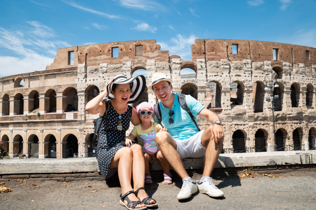 Famille à Rome