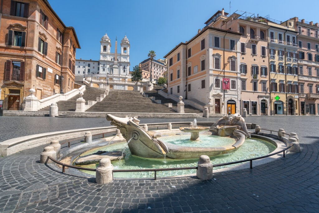 La place d’Espagne à Rome