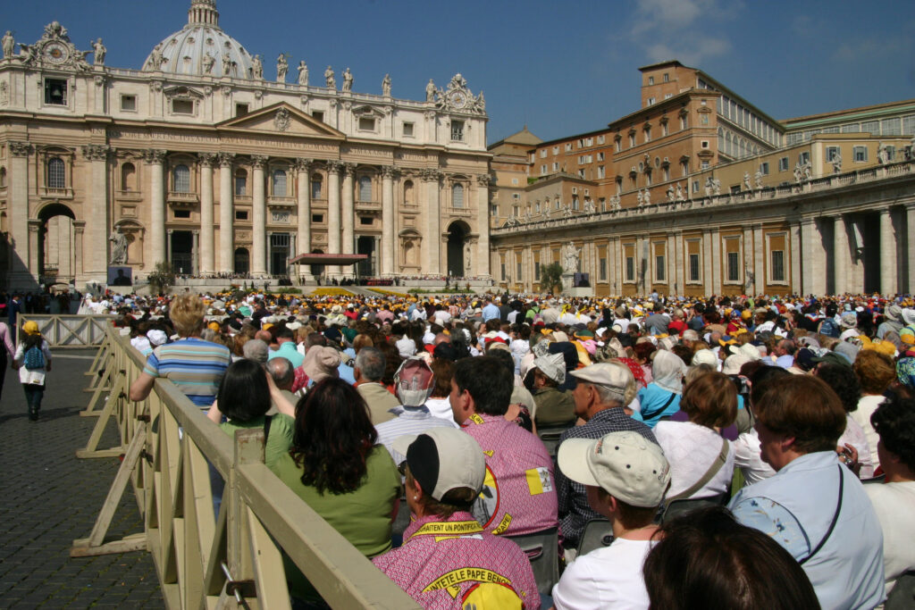 Audience du pape à Rome