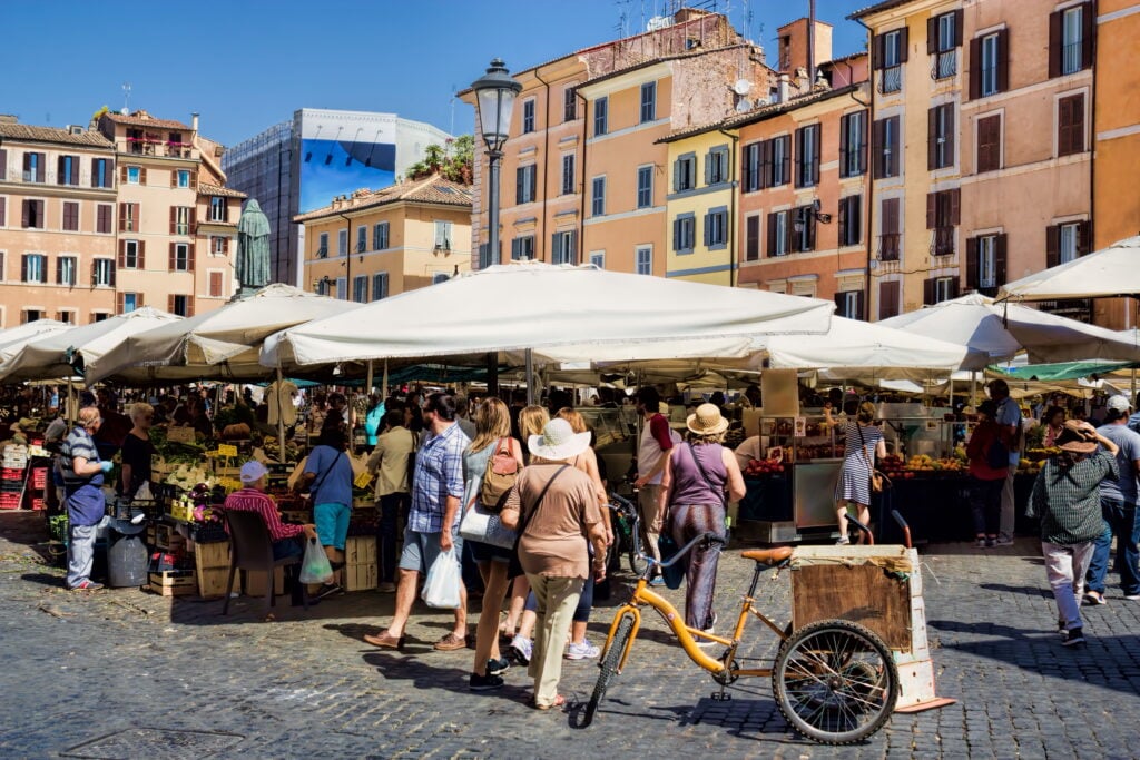 Le marché du Campo de' Fiori