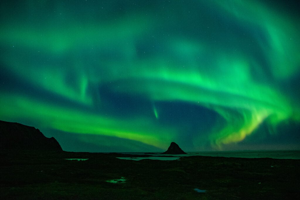 Aurore boréale en Norvège