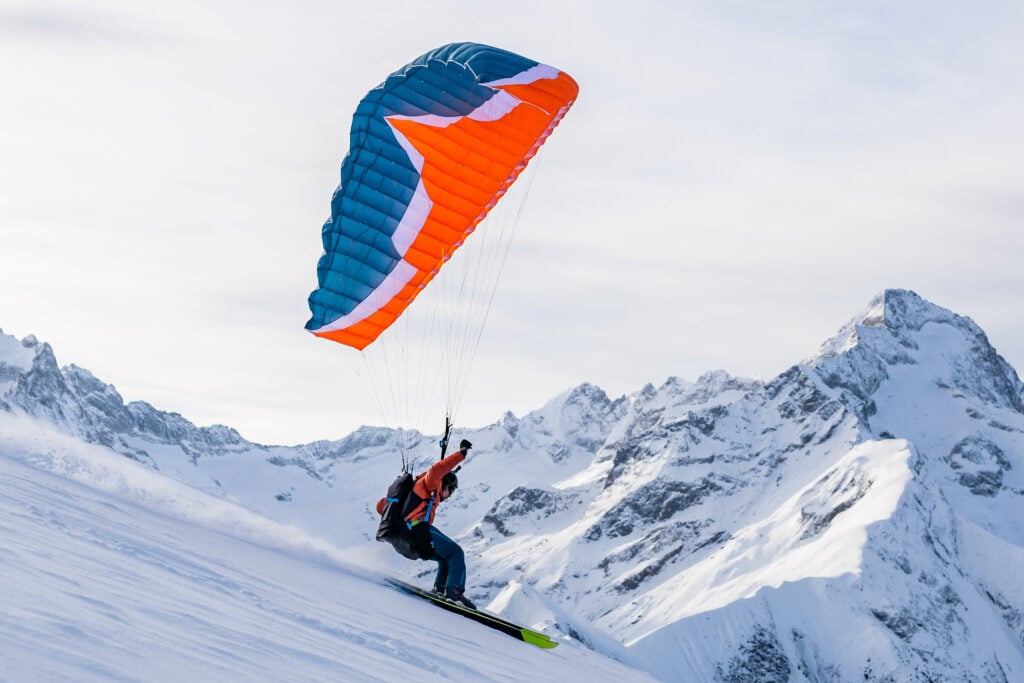 Parapente en ski