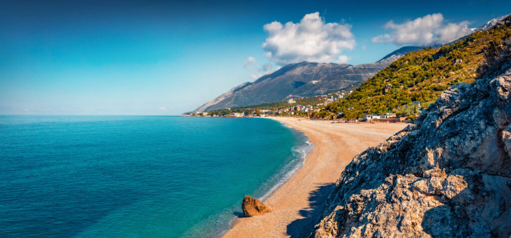 Plage de Dhermi - Albanie 