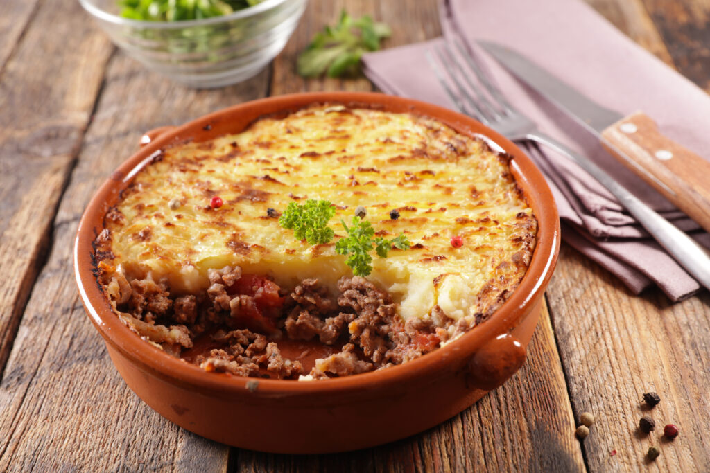 Le Hachis Parmentier, un des plats les plus typiques de la gastronomie française