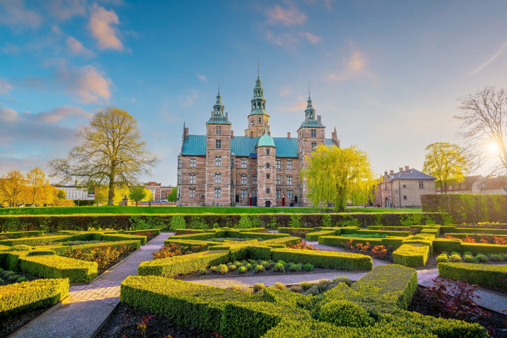 Vue sur le château royal de Copenhague