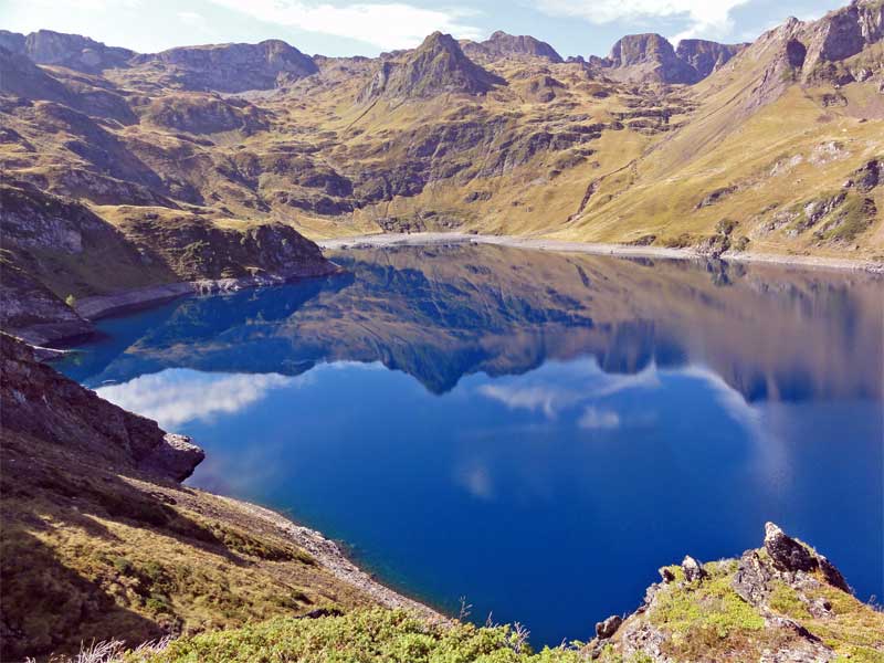 Vue sur le lac Bleu