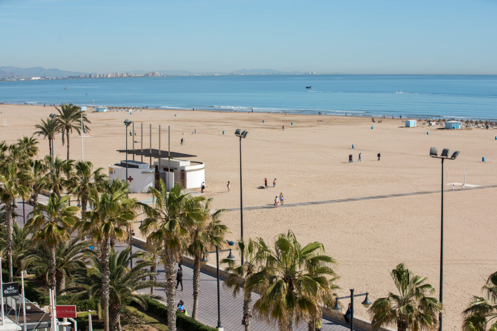 Plage de Las Arenas à Valence