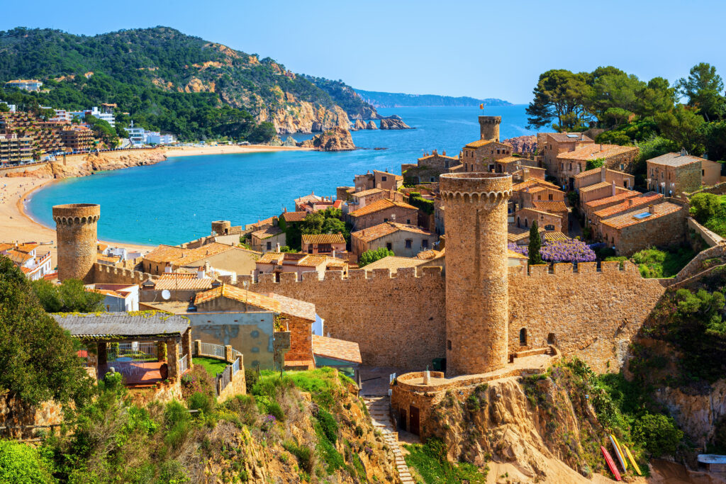 Tossa de Mar sur la Costa Brava, Catalogne