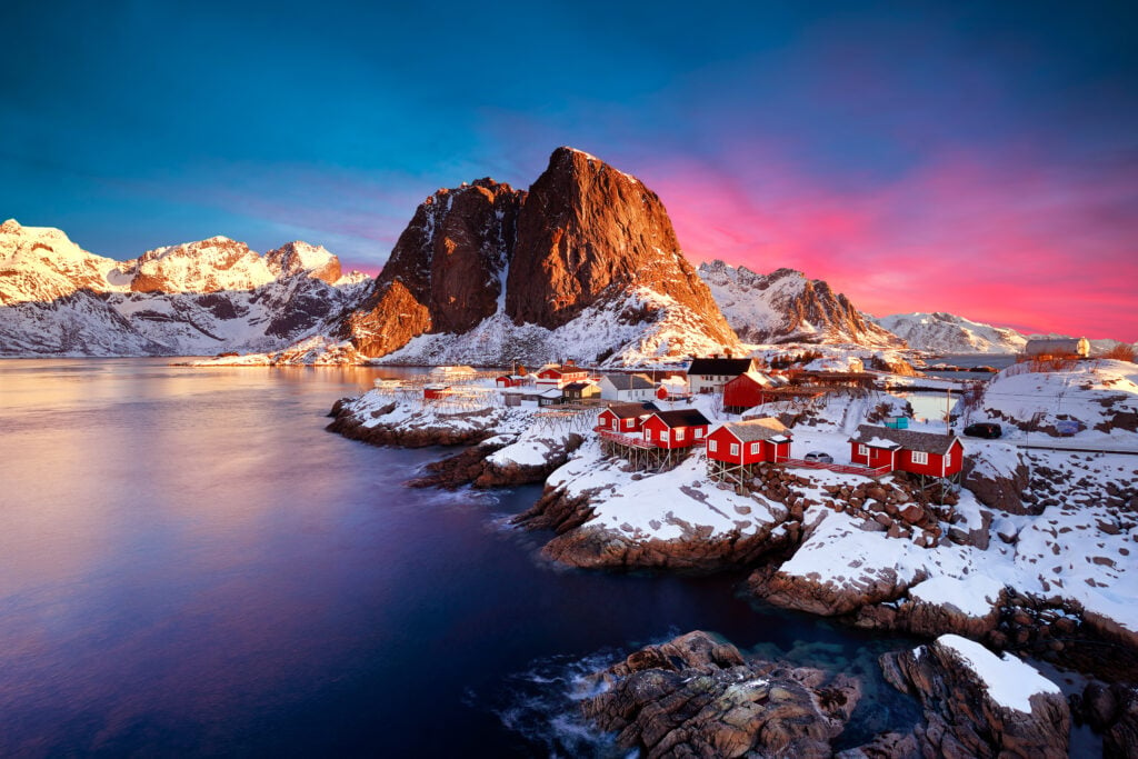 Vue sur les îles Lofoten