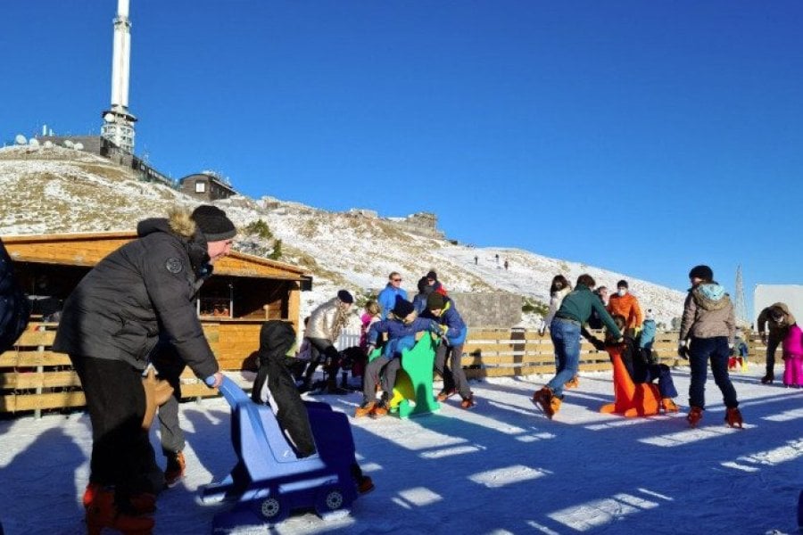 Retour des Hivernales au sommet du Puy de Dôme