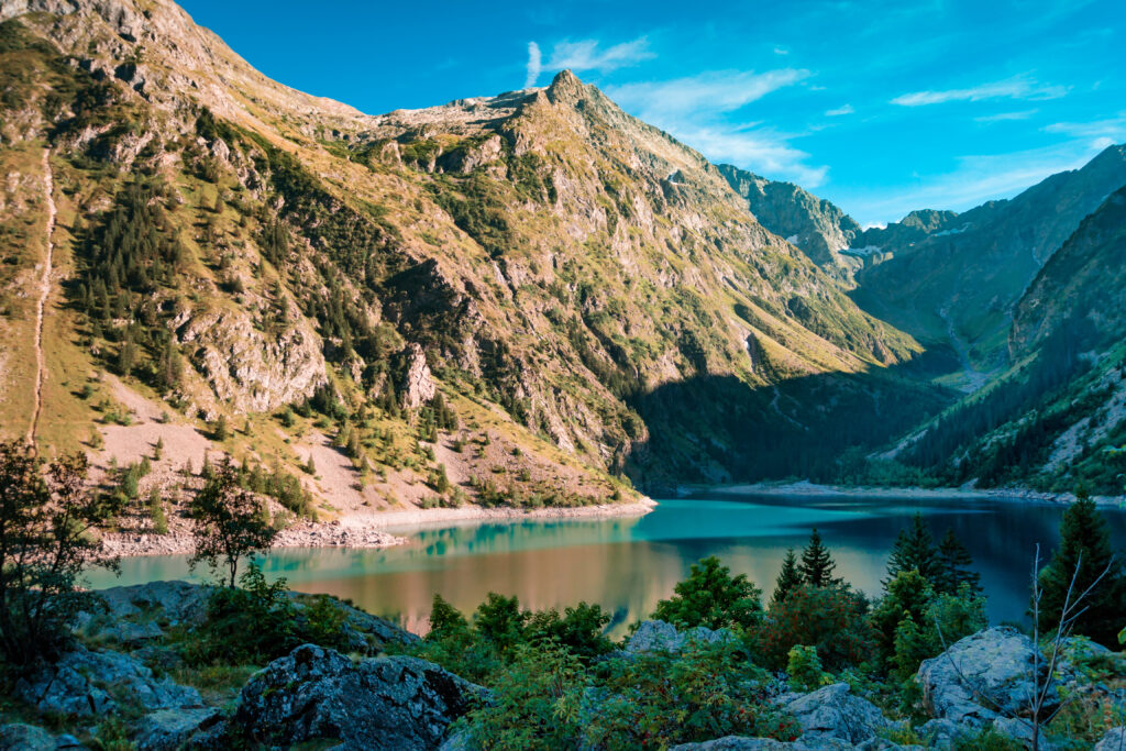 Le lac du Lauvitel dans le parc national des Écrins