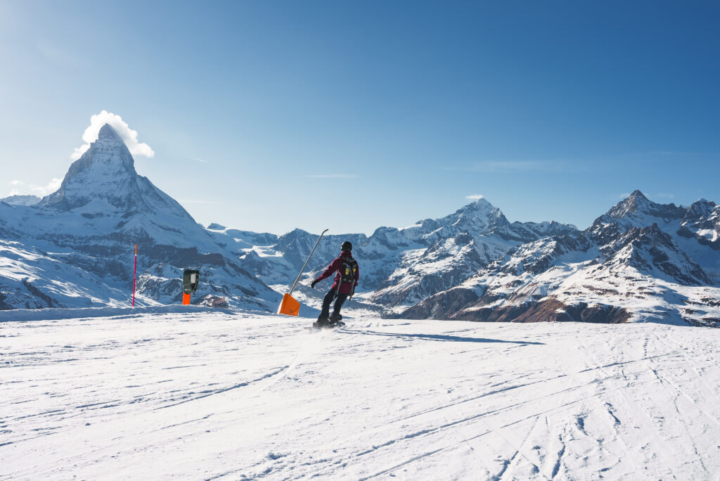 Snowboard à Zermatt