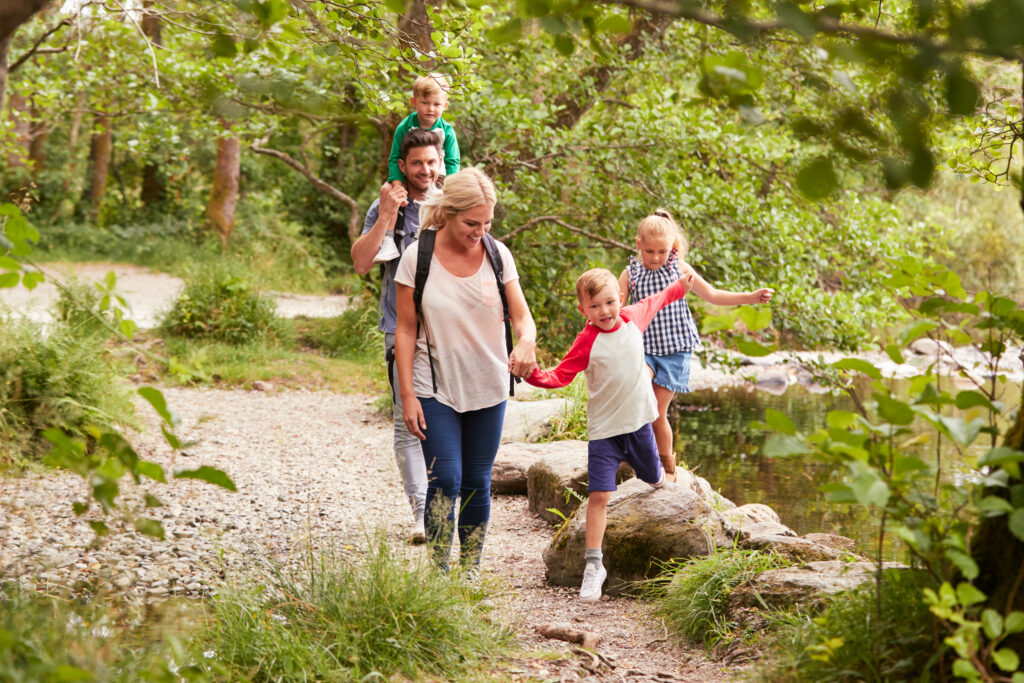 Randonnée en famille