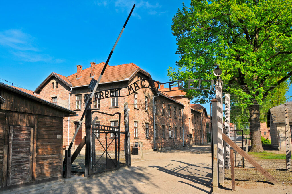 Entrée d'Auschwitz-Birkenau