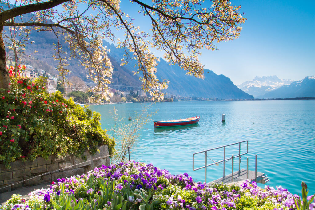 Barque sur le Lac Léman