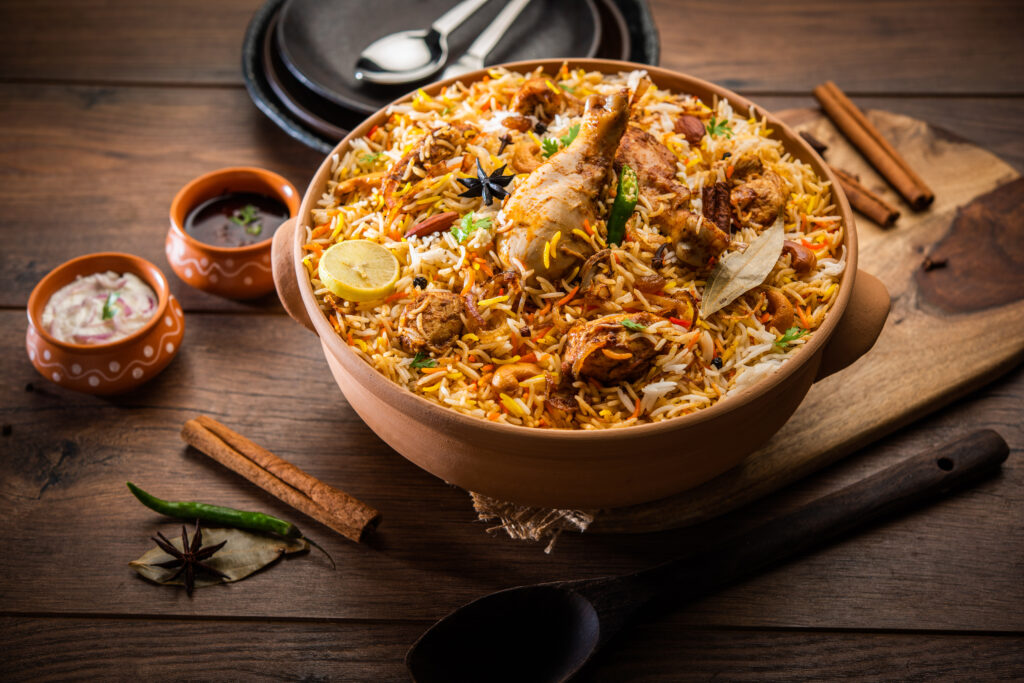 Biryani - spécialités culinaires indiennes