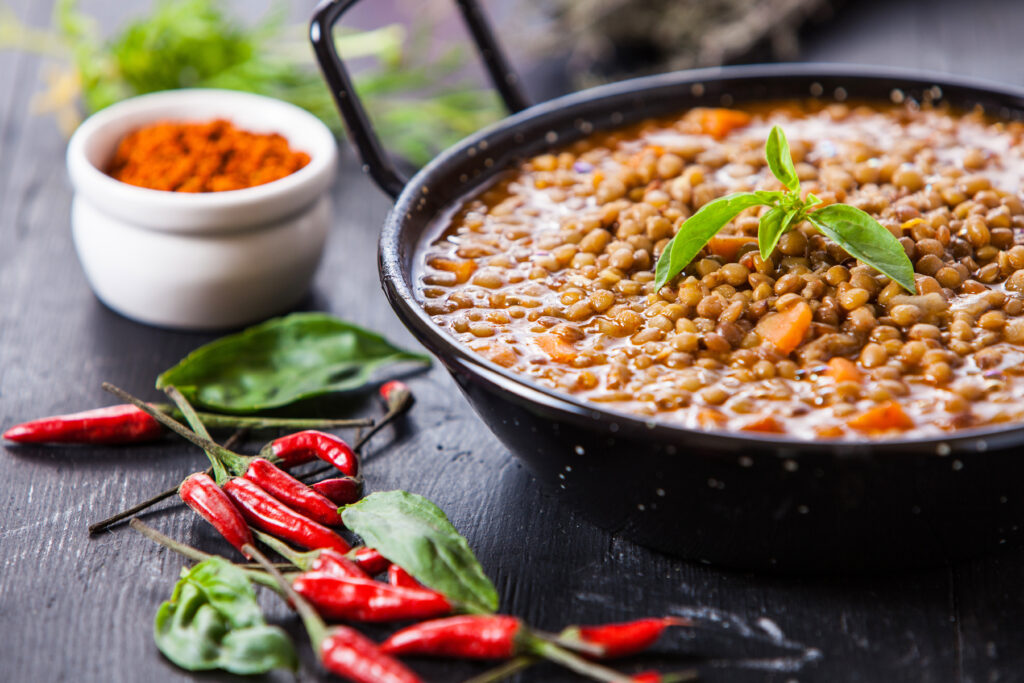 Dahl de lentilles - spécialités culinaires indiennes