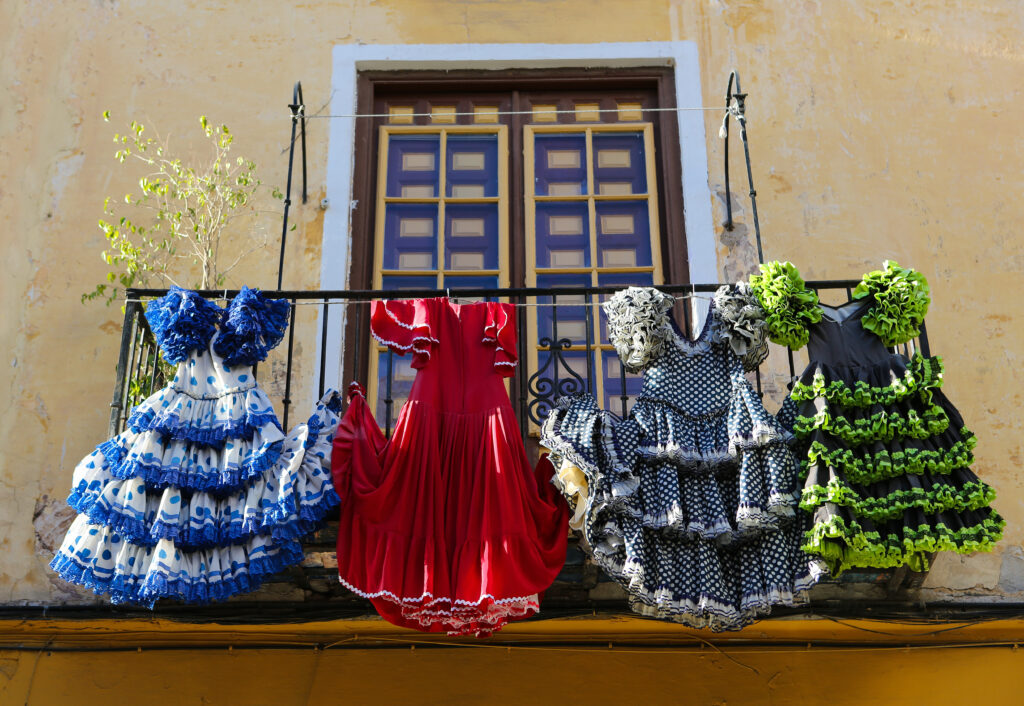 Robes de flamenco à Malaga