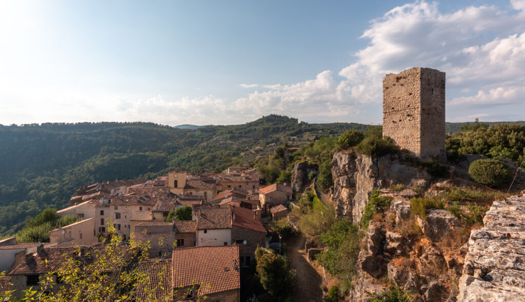 Vue sur Châteaudouble