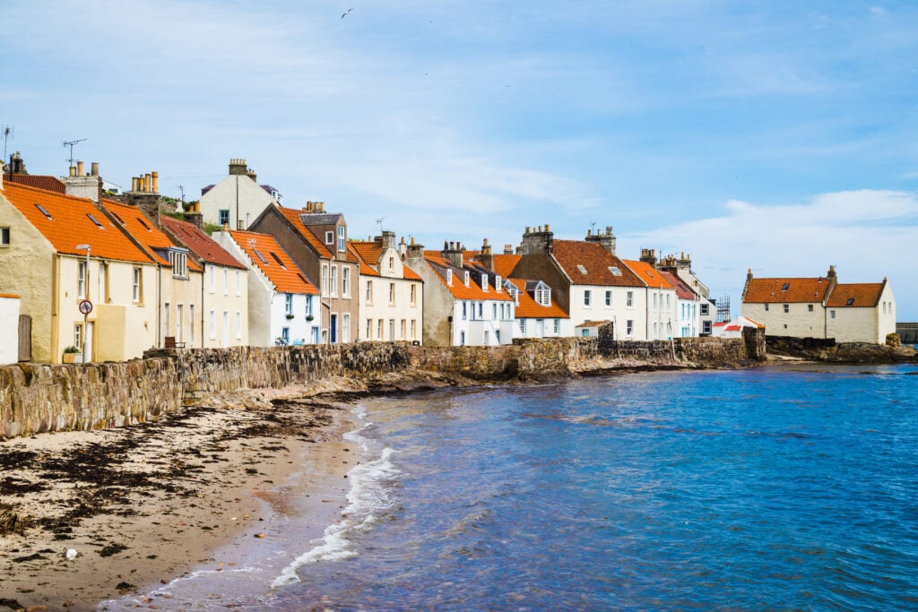 Vue sur le village de Pittenweem, un des plus beaux villages d'Écosse