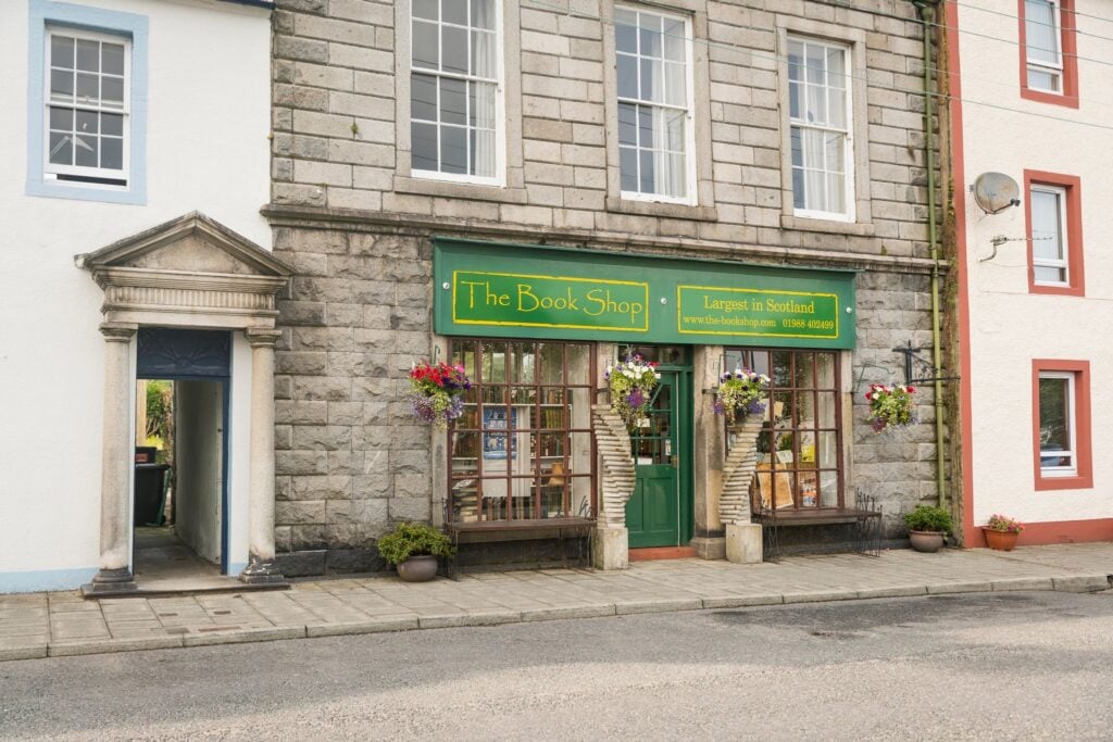 Devanture de book-shop à Wigtown