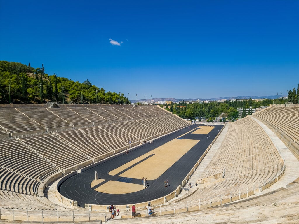 Le stade panathénaïque à Athènes 