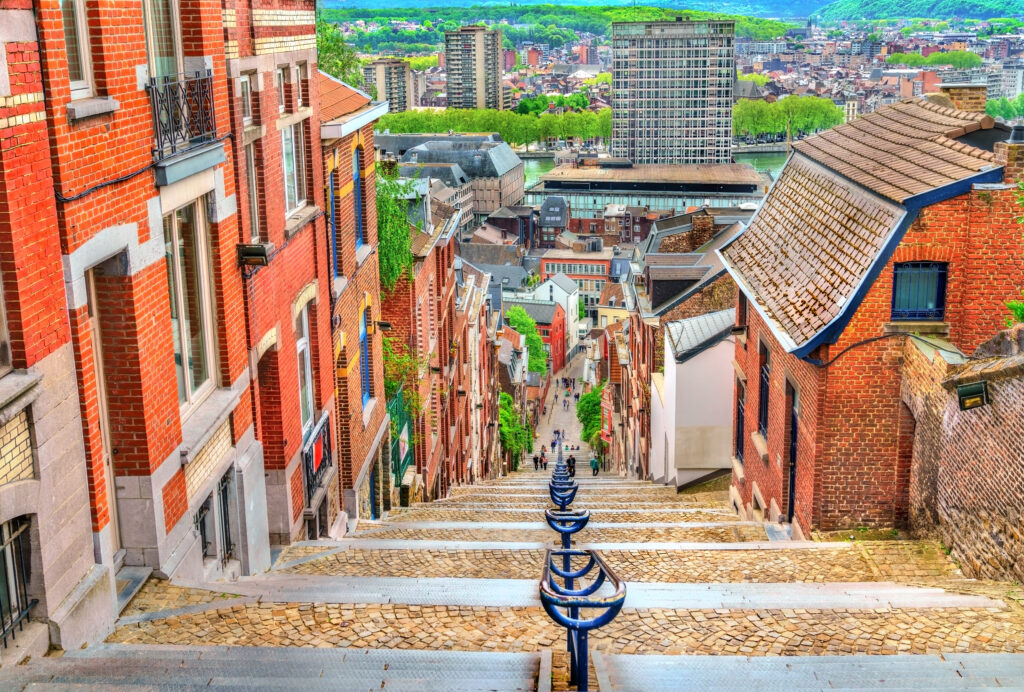 Les marches de la Montagne de Bueren