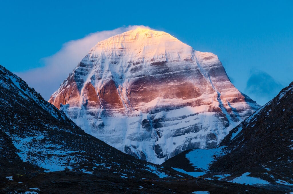 Face Nord du Mont Kailash au Tibet