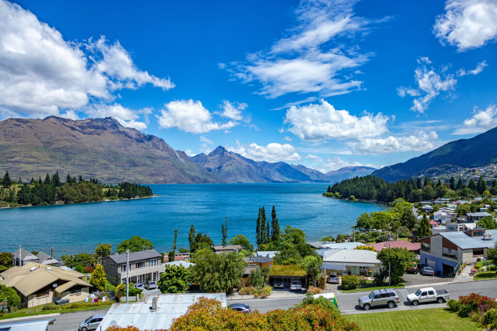 Vue sur le lac Wakatipu