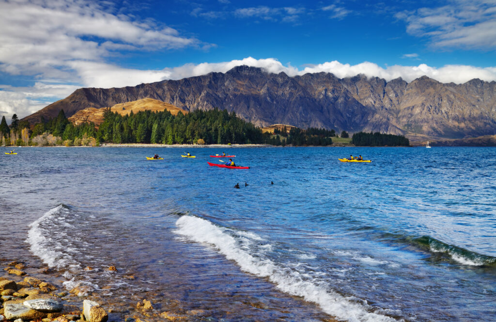 Vue sur le lac Wakatipu