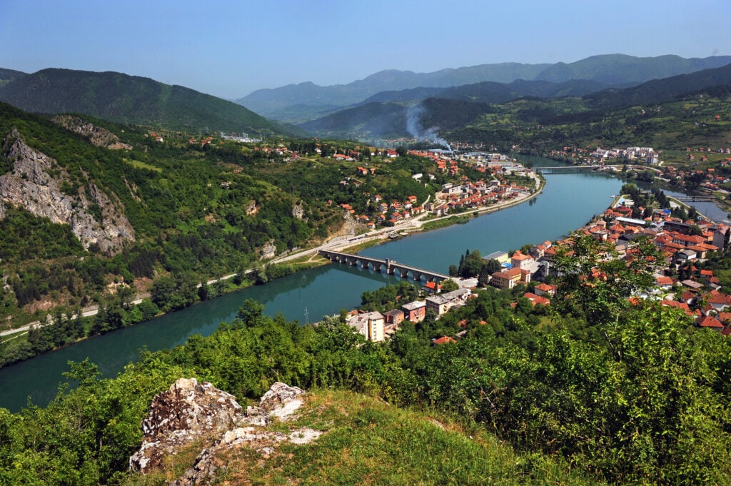 Vue sur Višegrad