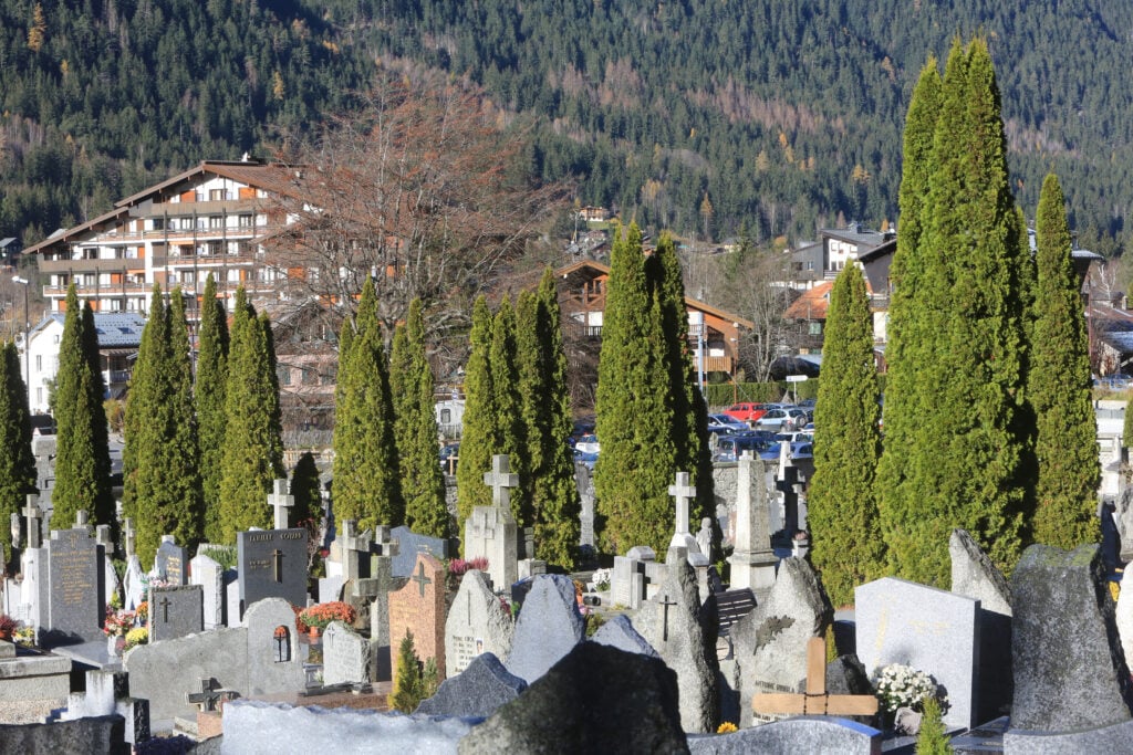 Le cimetière de Chamonix