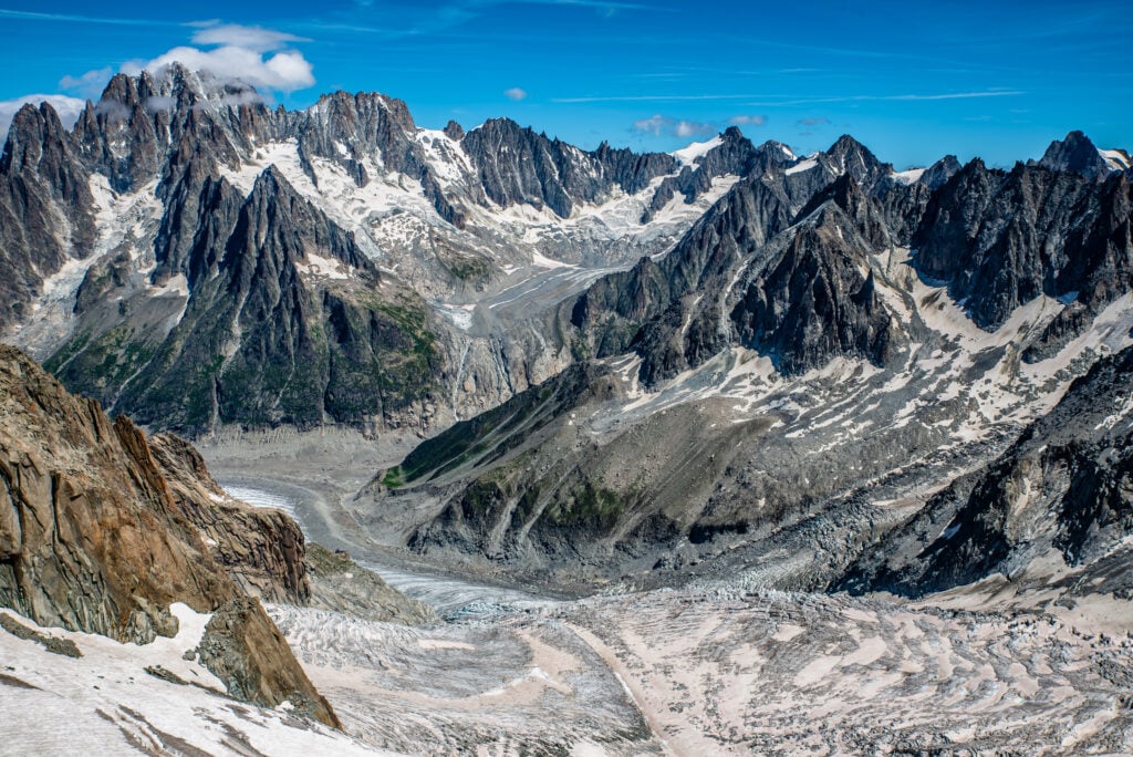 La Mer de Glace, le plus grand glacier de France