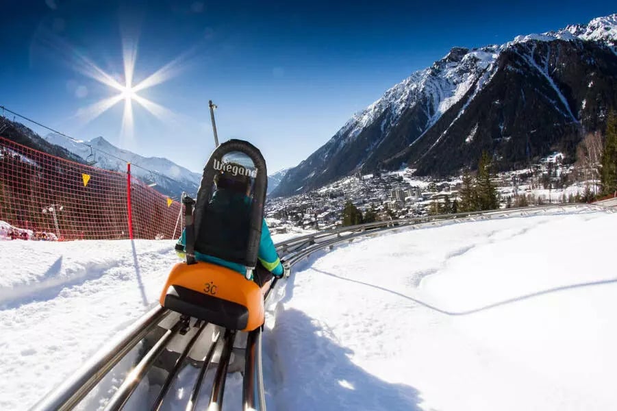 Luge sur rail au Domaine des Planards