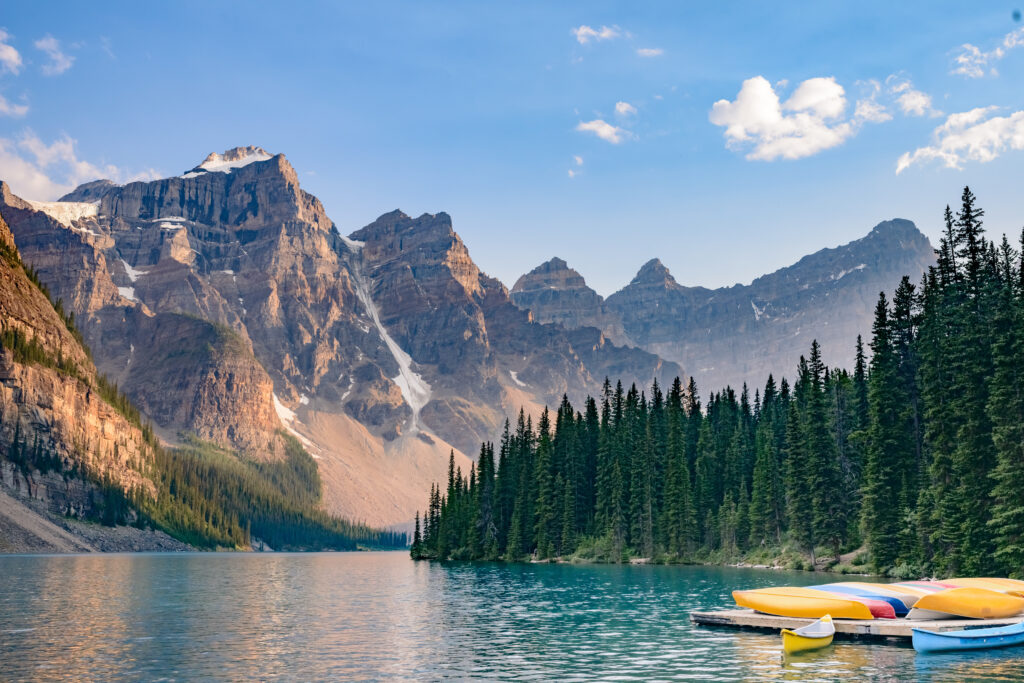 Lac Moraine - que faire en Alberta au Canada 