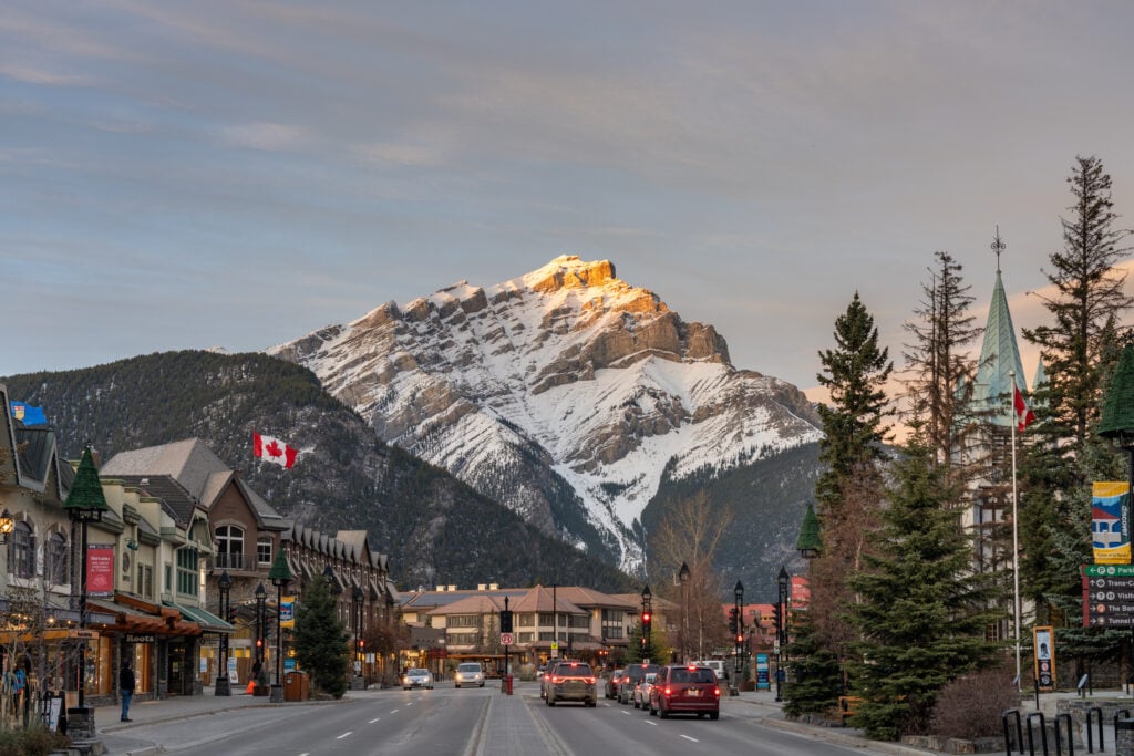 Ville de Banff 
que faire en Alberta au Canada