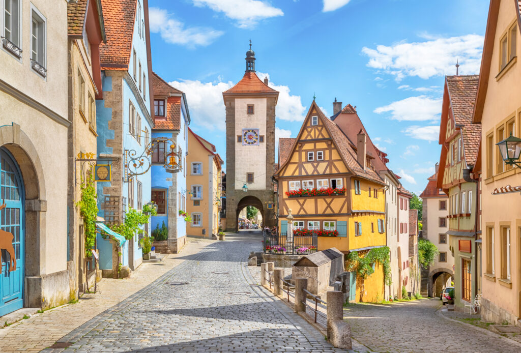 Village de Rothenburg Ob Der Tauber en Allemagne