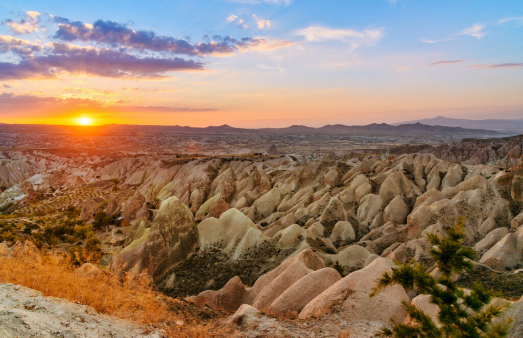 La vallée rose en Cappadoce