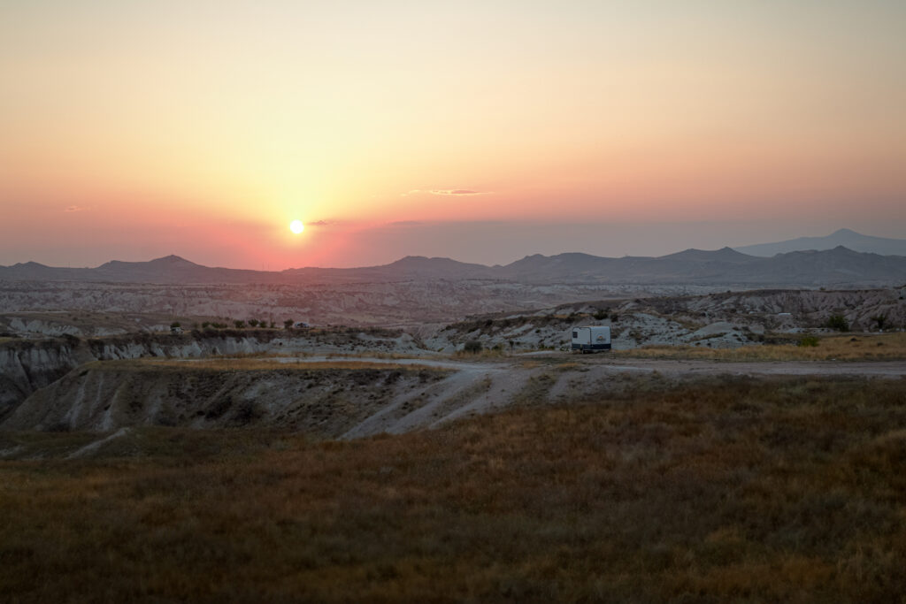 Lever de soleil en Cappadoce