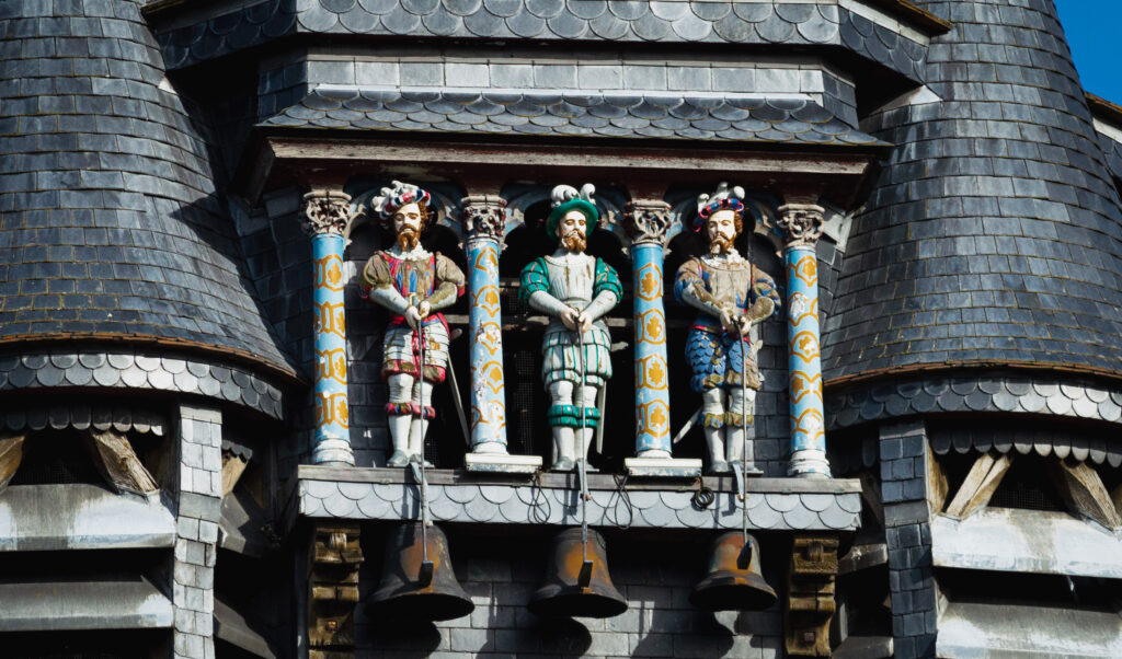 Les trois « Picantins » de l'hôtel de ville de Compiègne 