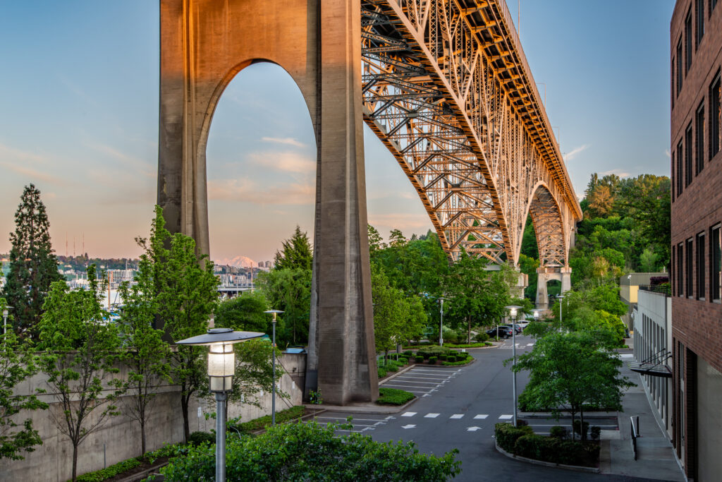 Aurora Bridge à Seattle