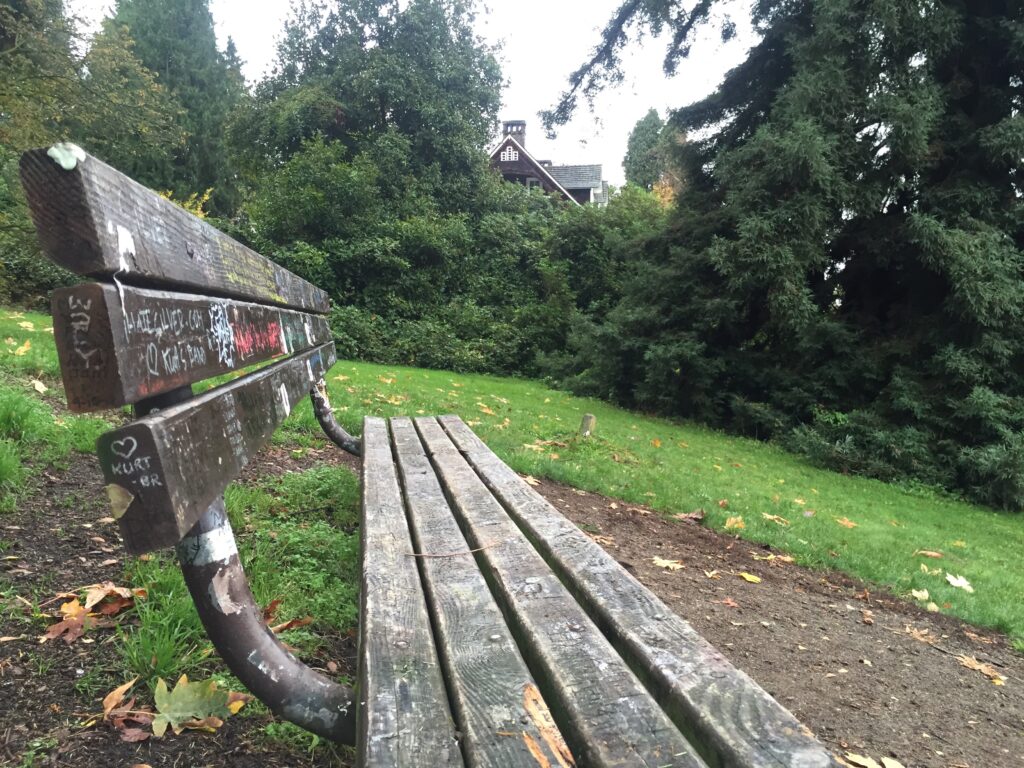 Le banc du Viretta Park