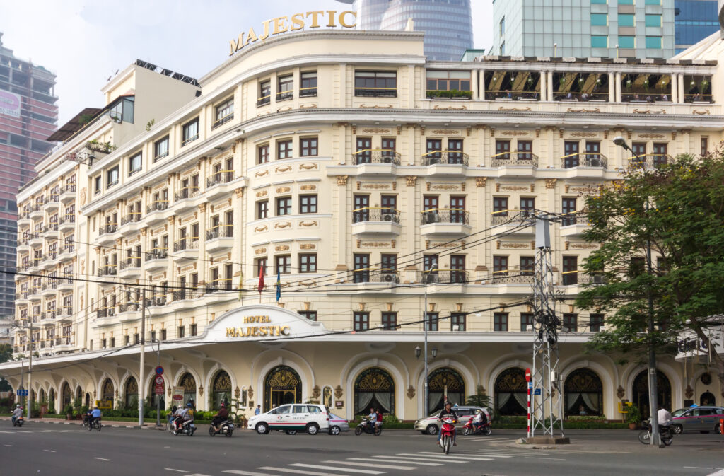 Aller voir l'hôtel Majestic à Hô-Chi-Minh  