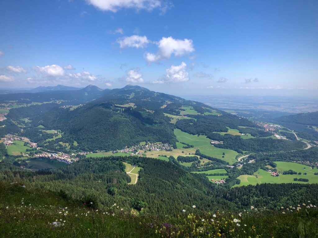 Vue au sommet du Mont-d’or 